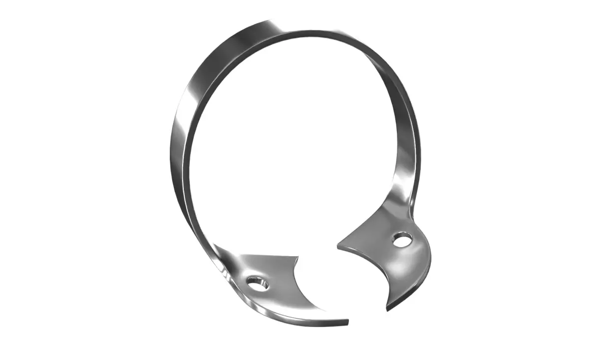 Endodontic Rubber Dam Clamp PBR Low-poly 3D model