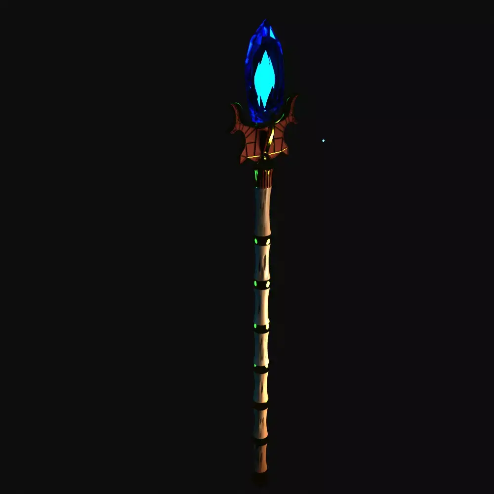 Aghanim scepter  Low-poly 3D model