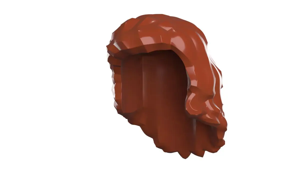 Custom3Dprint Minifigure Accessory - Minifigure Hair S2 - 117 3D print model