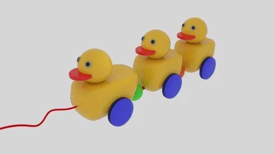 Duckling Toy 3D model