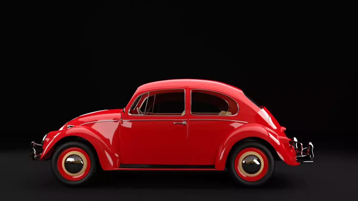 VW Kafer 1963 Free 3D model