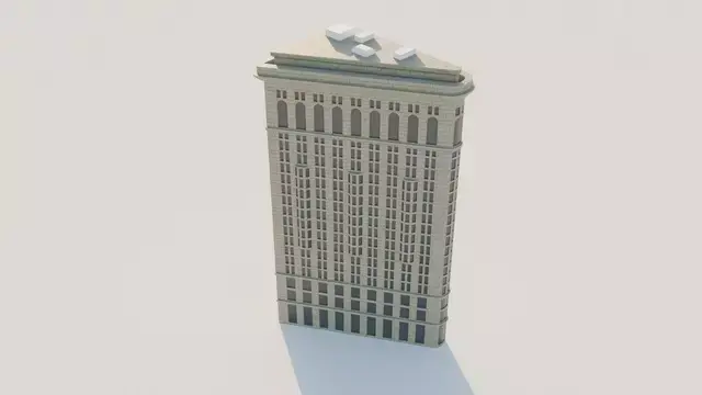 Flatiron Building NYC Iconic Historic 3D Model 3D model