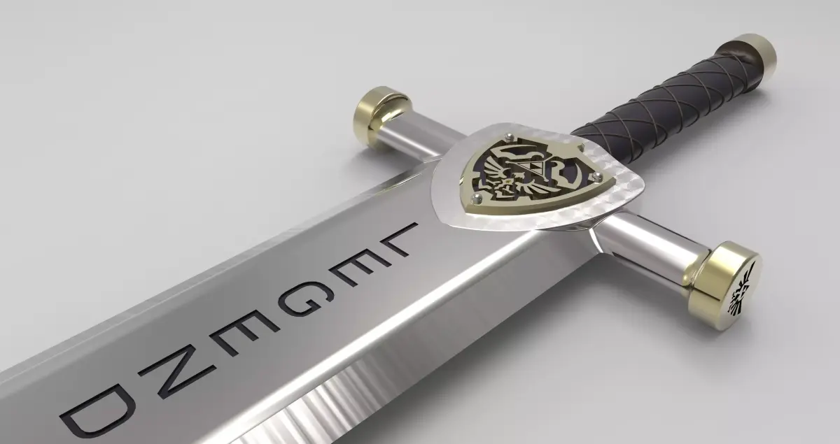 Realtime Sword - The legend of Zelda motive 3D model