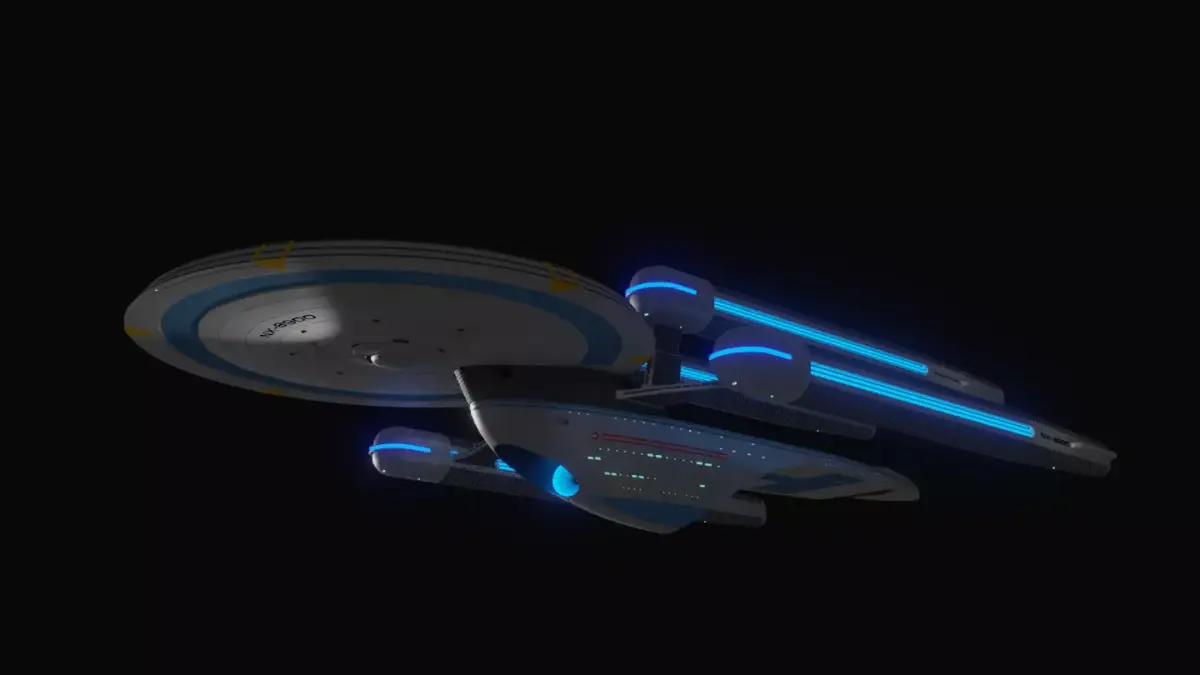 Cochrane Class Tactical Destroyer Free 3D model