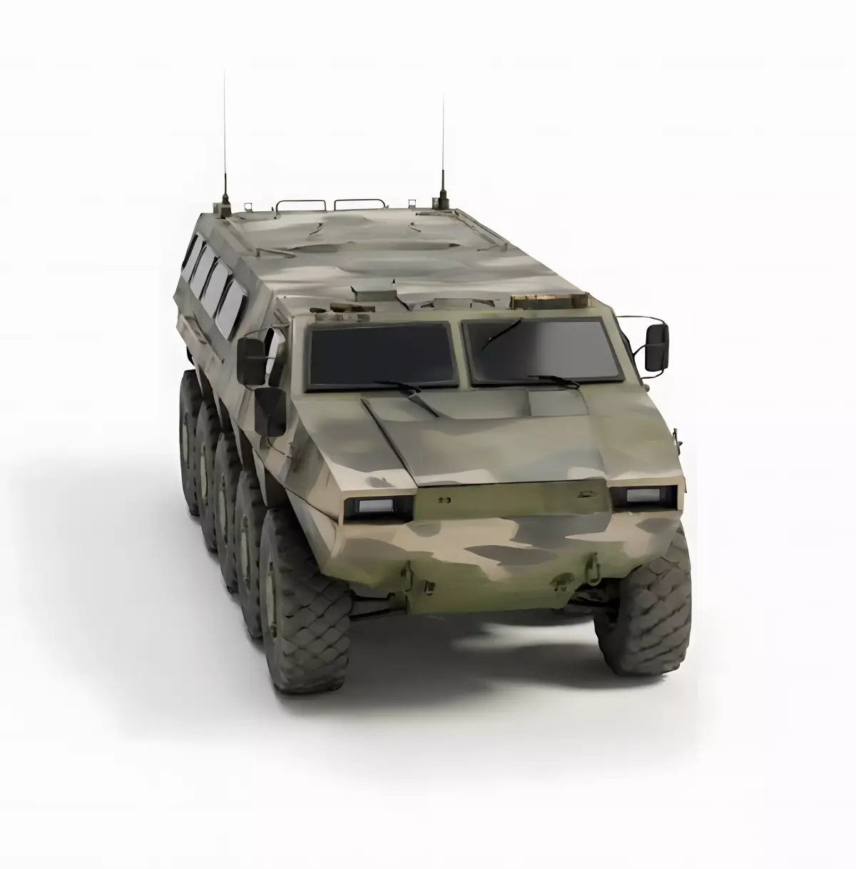 Modern 8x8 Armored Personnel Carrier APC 3D Model Low-poly 3D model