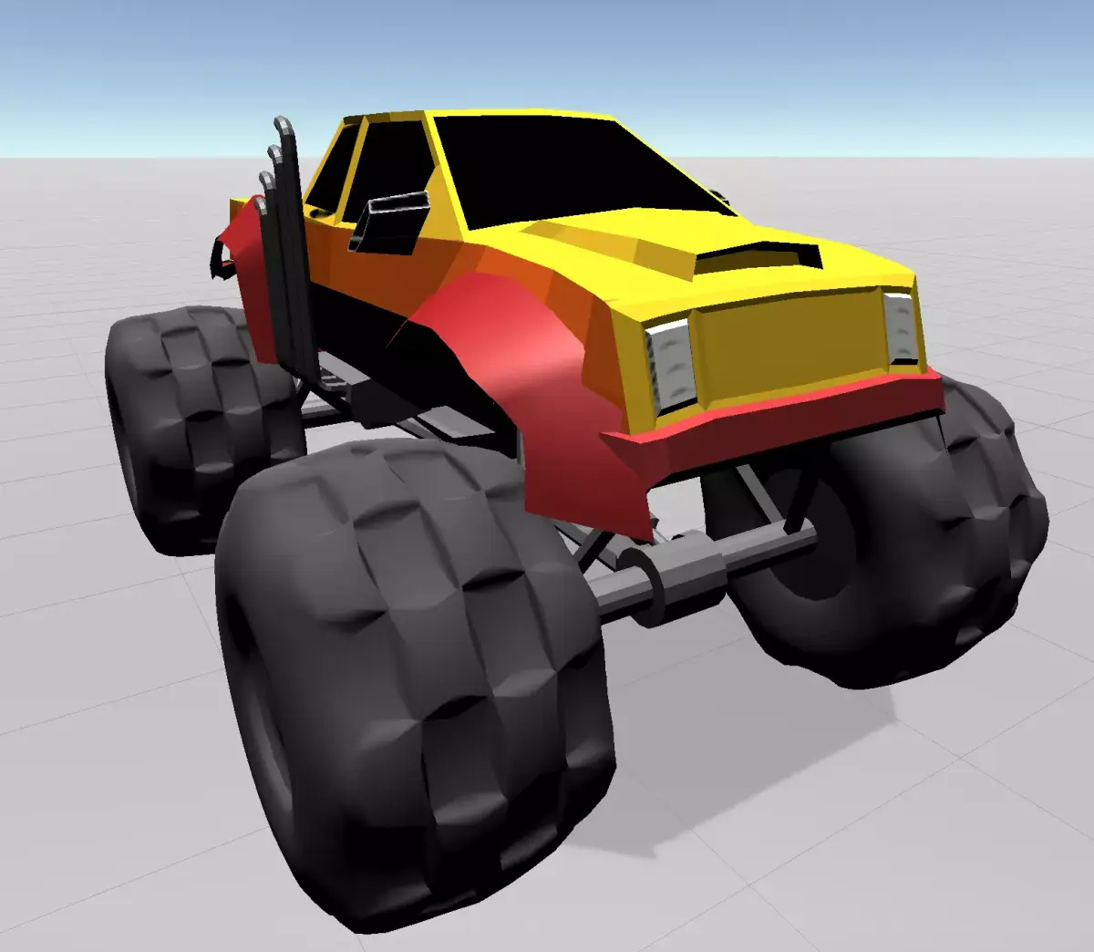 Monster Trucks Pack 3D model