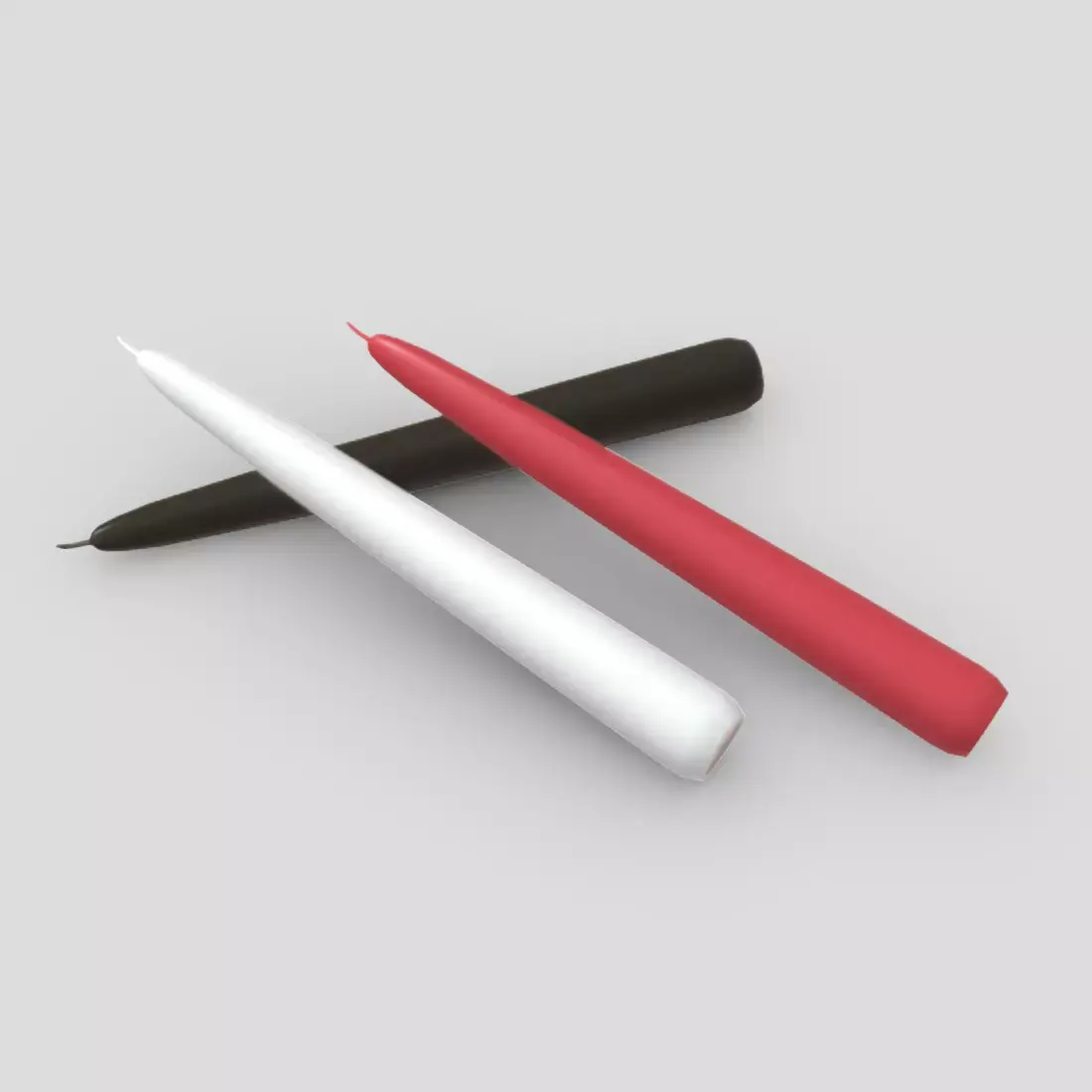 CC0 - Candle Free low-poly 3D model