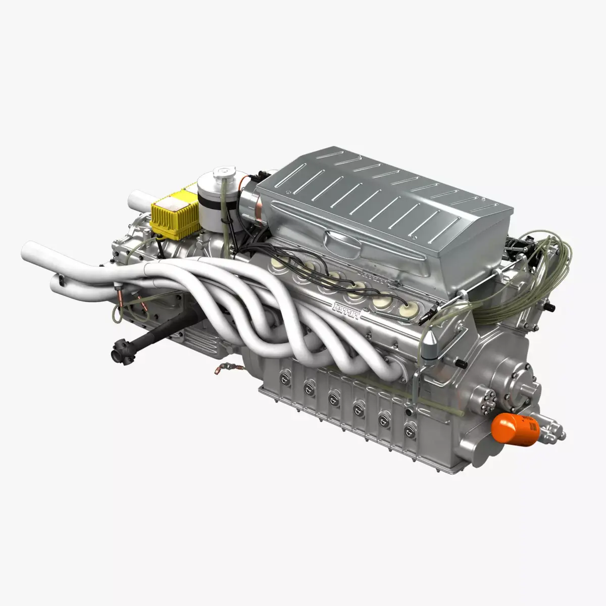 Ferrari 312P V12 Engine - 3 liter 3D model