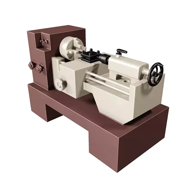 Marvelous Lathe Toy Low-poly 3D model
