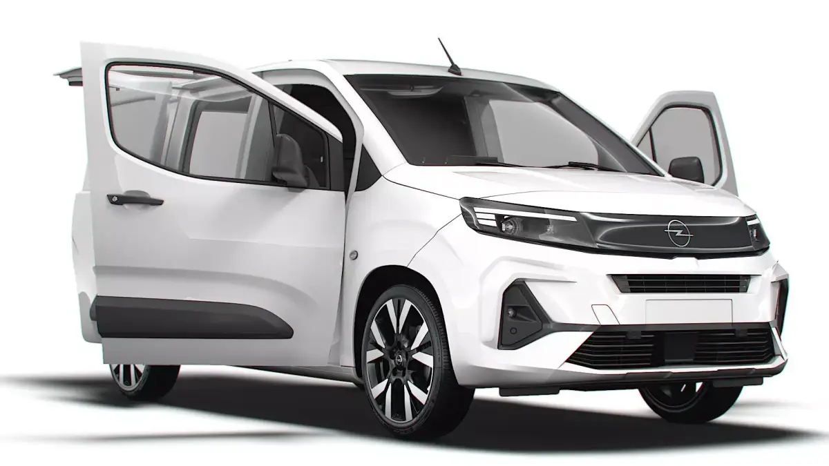 Opel Combo e SWB Van Tailgate HQ Interior 2024 3D model