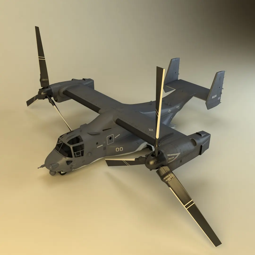 CV-22 Osprey USAF 3D model