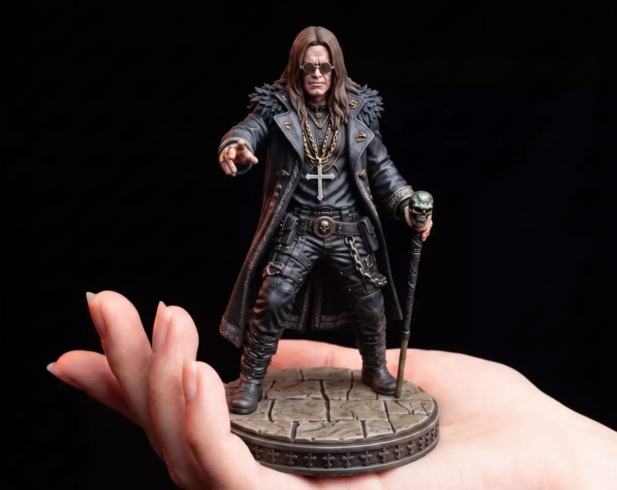 The Prince of Darkness - Heavy Metal Rock Legend STL 3D print model