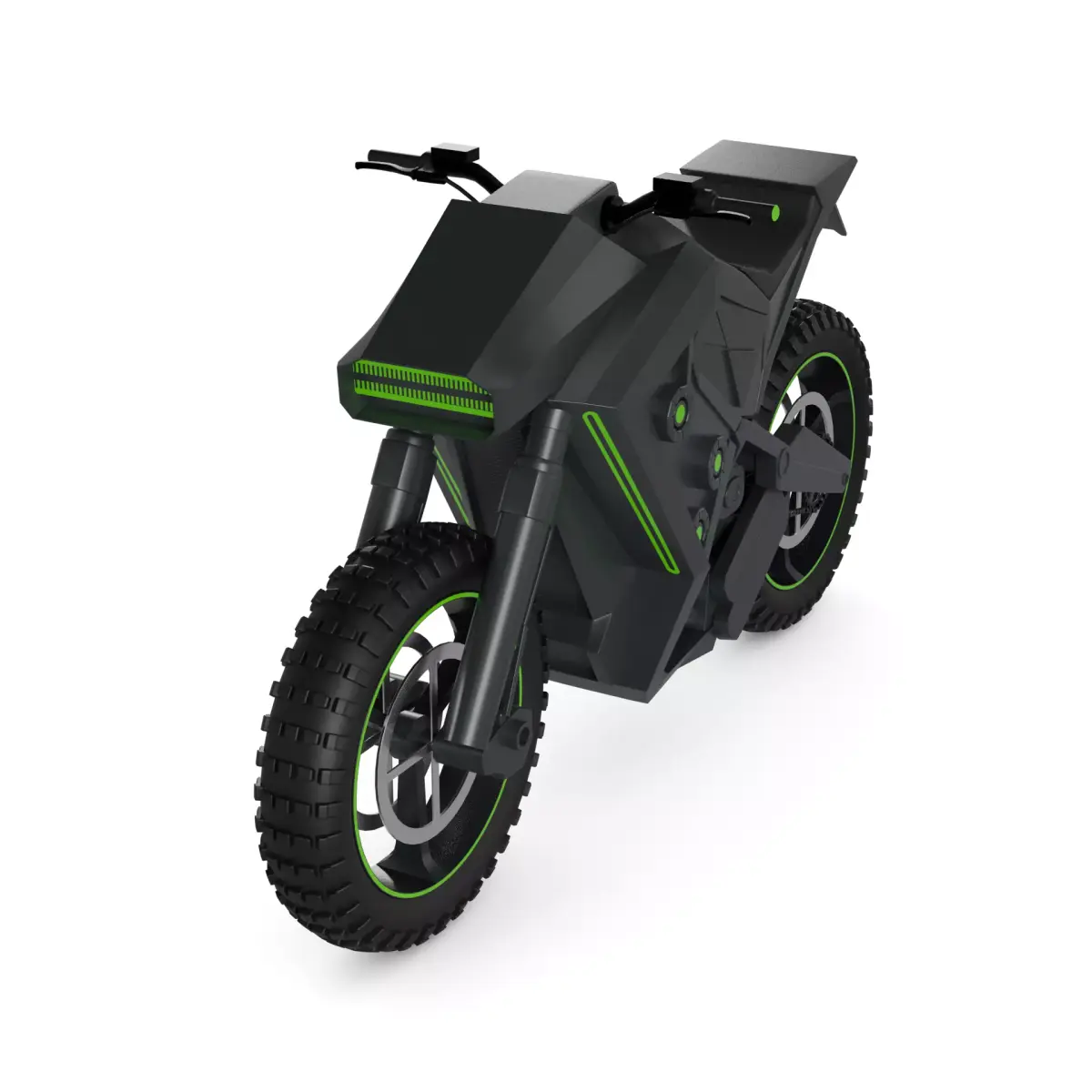 Trail Motorcycle 3D model buy