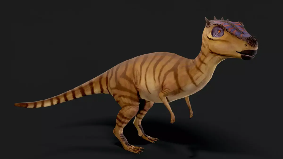Dracorex Dinosaur Animated Low Poly Low-poly 3D model