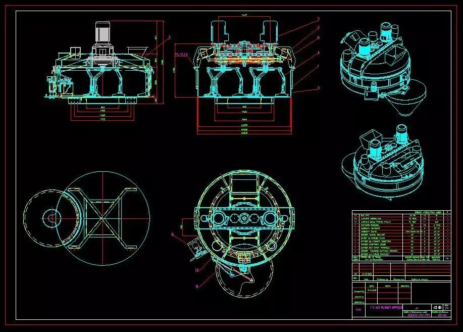 PLANETARY MIXERS 3D model