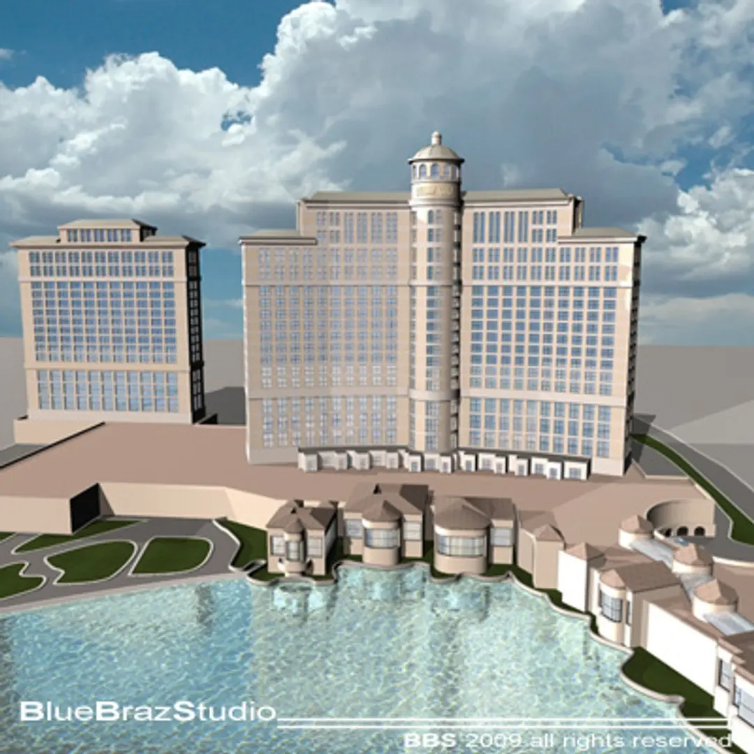 Bellagio Hotel Las Vegas 3D model purchase