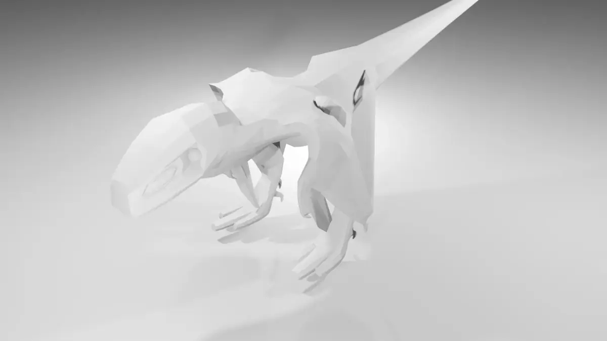 Yi Qi Low-poly 3D model