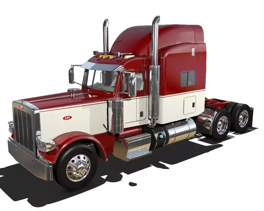 389 Semi Truck 3D model