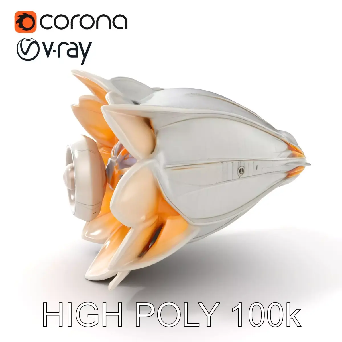 Futuristic Jet Engine model pack Low-poly 3D model by vfxcgartist