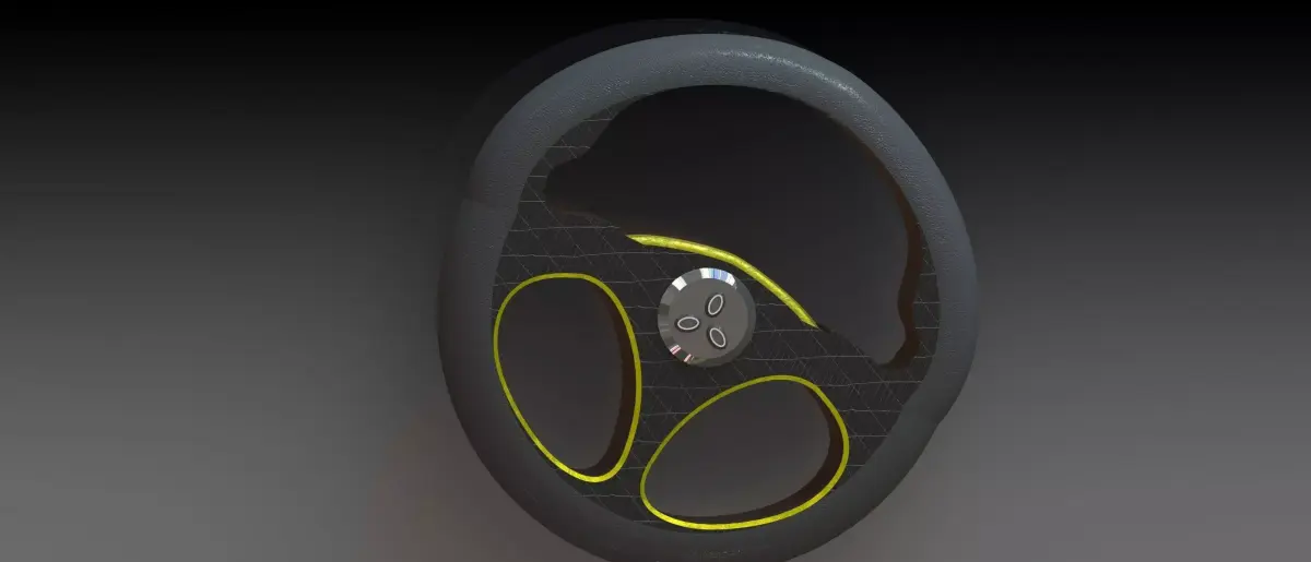 Steering Wheel Concept Design 1 Free 3D model