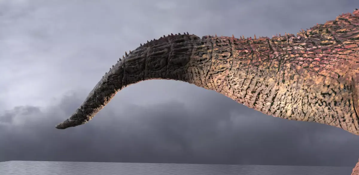 Dragon Tail red fin 3D model