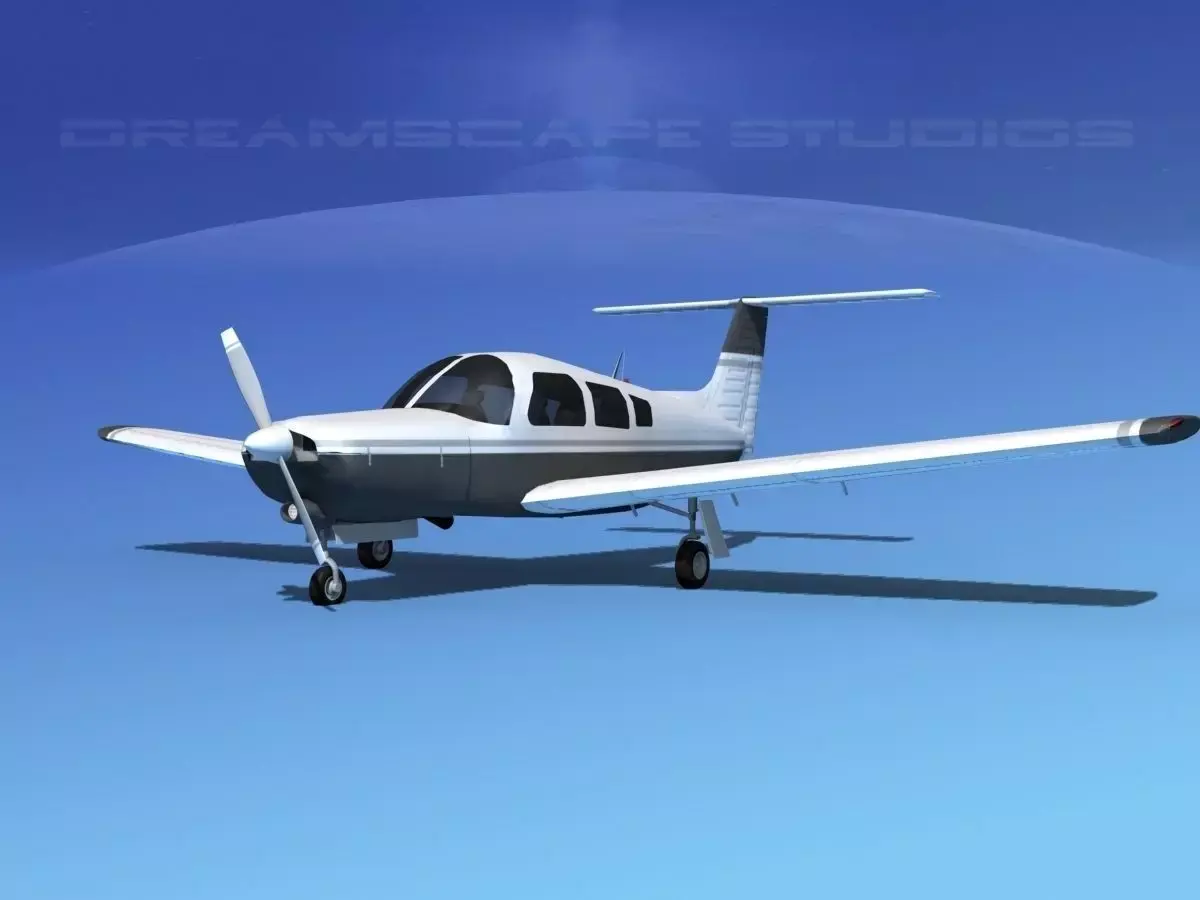 Piper Turbo Arrow III 3D model 2