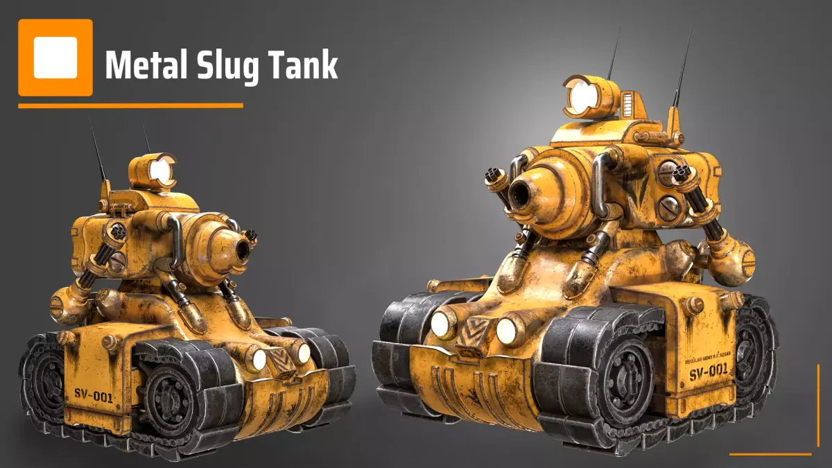Metal Slug Tank 3D model