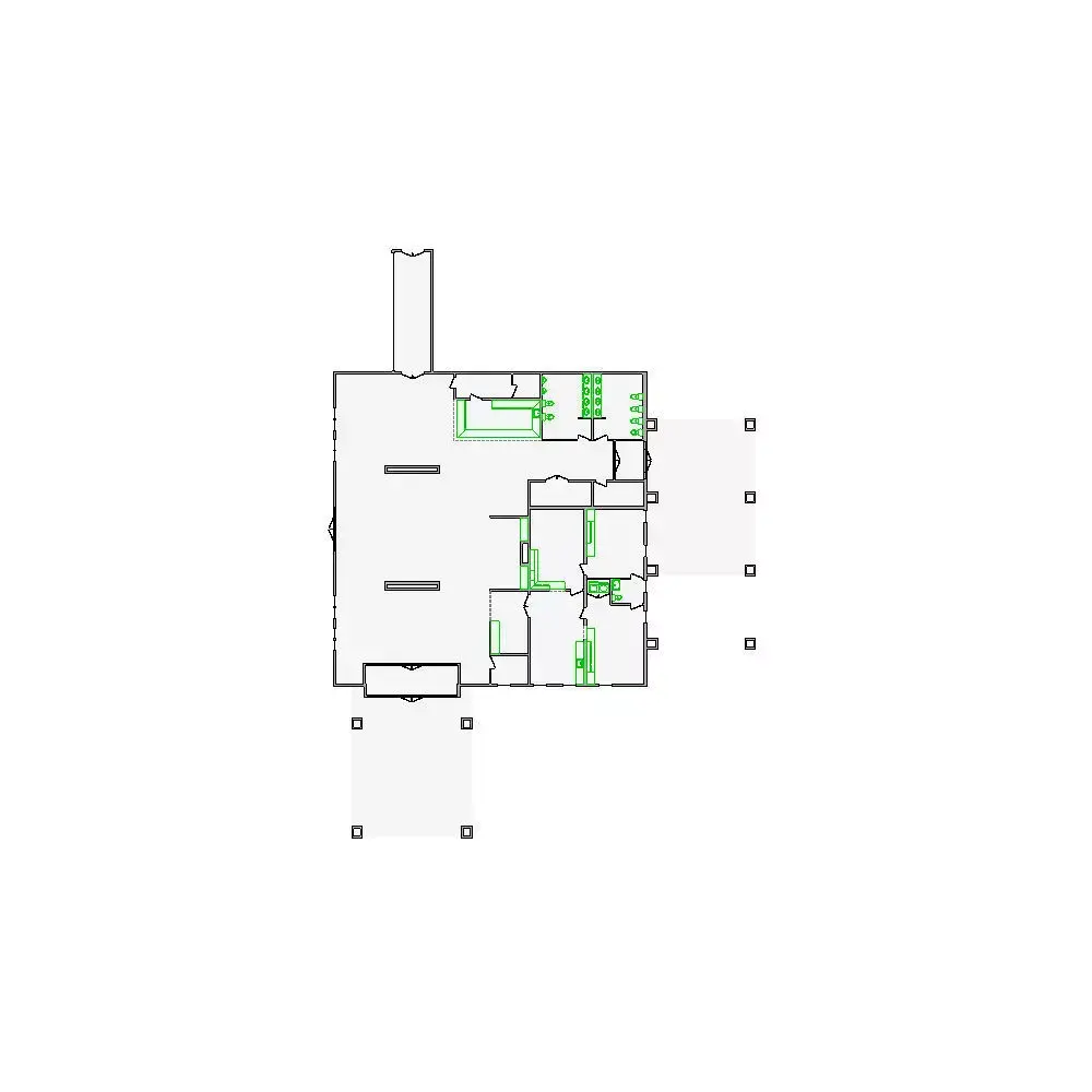 Commercial Interior Sketch - 8501-9000 SF - Xactimate 3D model