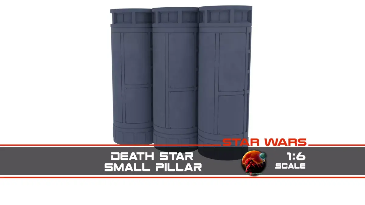 Death Star Small Pillar - 1-6 scale Hottoys 3D print model