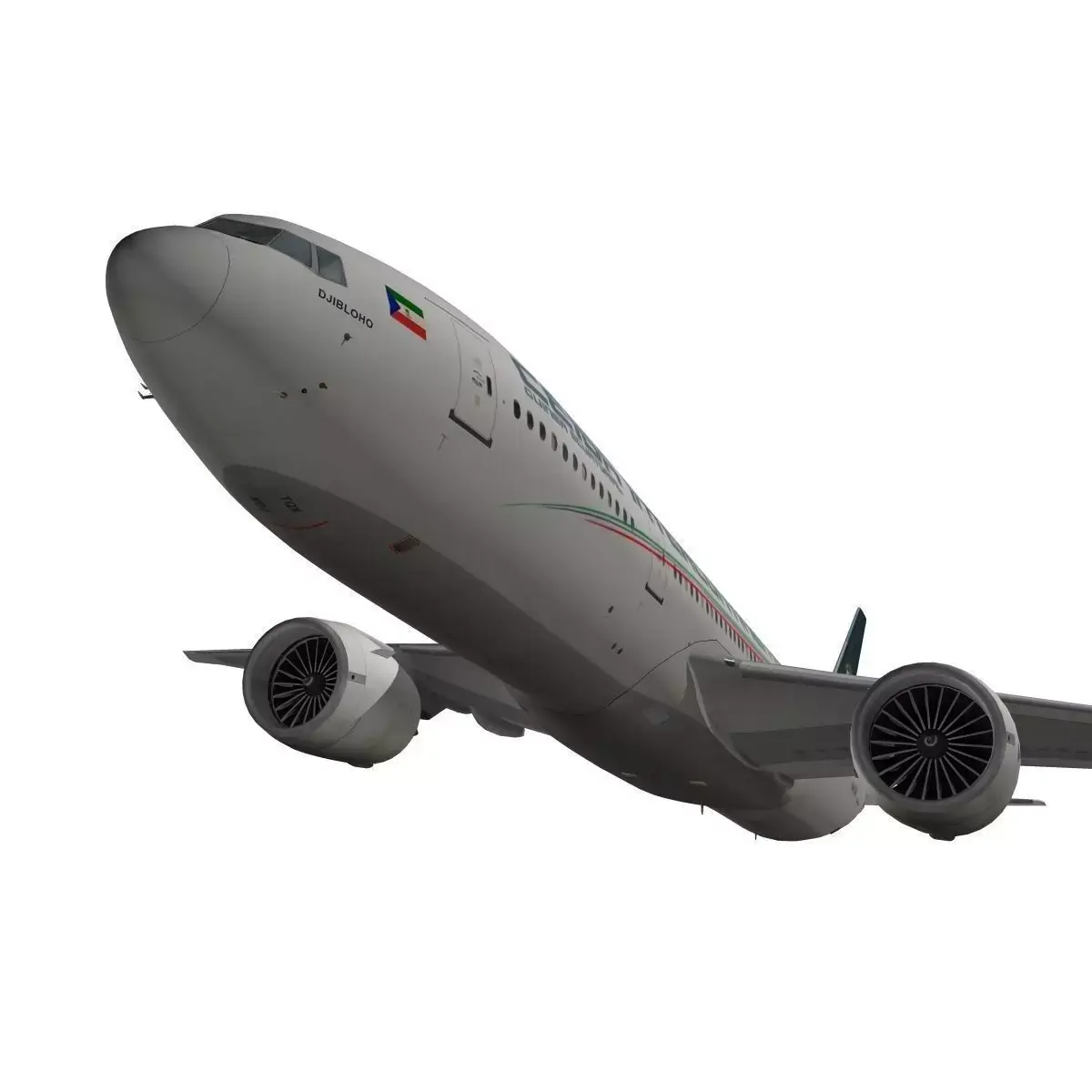 Boeing 777-200LR Ceiba Intercontinental Airlines 3D model
