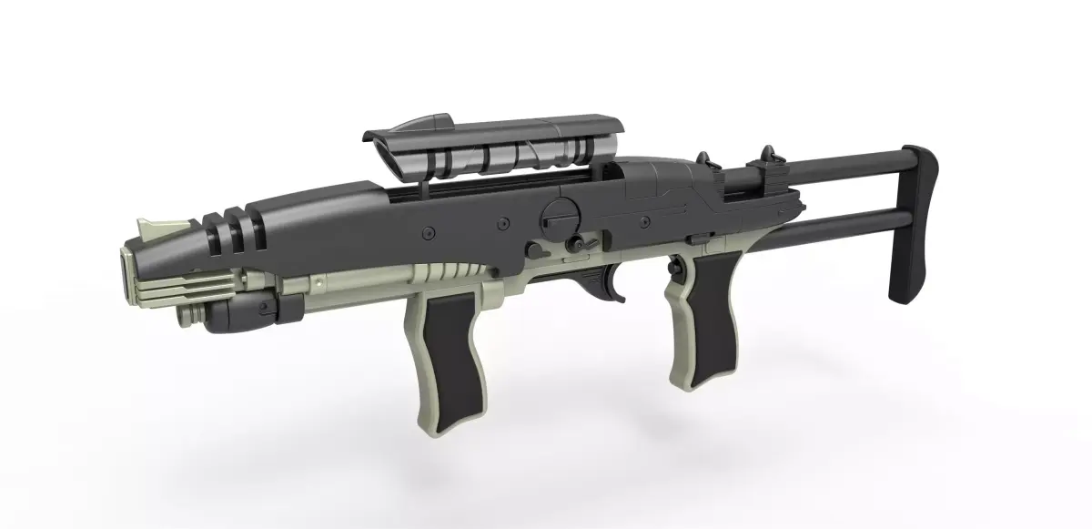Hero MACO Particle Rifle from Star Trek Enterprise 3D model