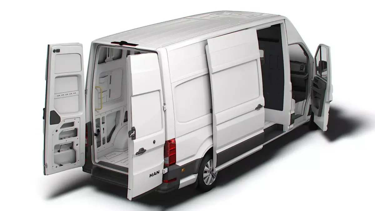 MAN TGE Panel Van L3H3 HQ Interior 2023 3D model
