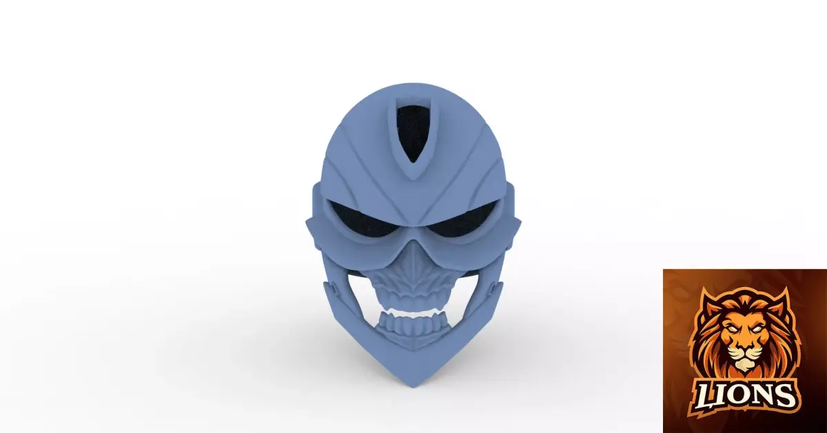 Ghostrider helmet ready to 3dprinting 3D model