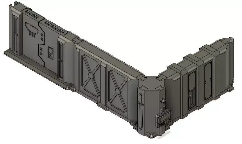 Modular Sci Fi Walls 3D print model purchase