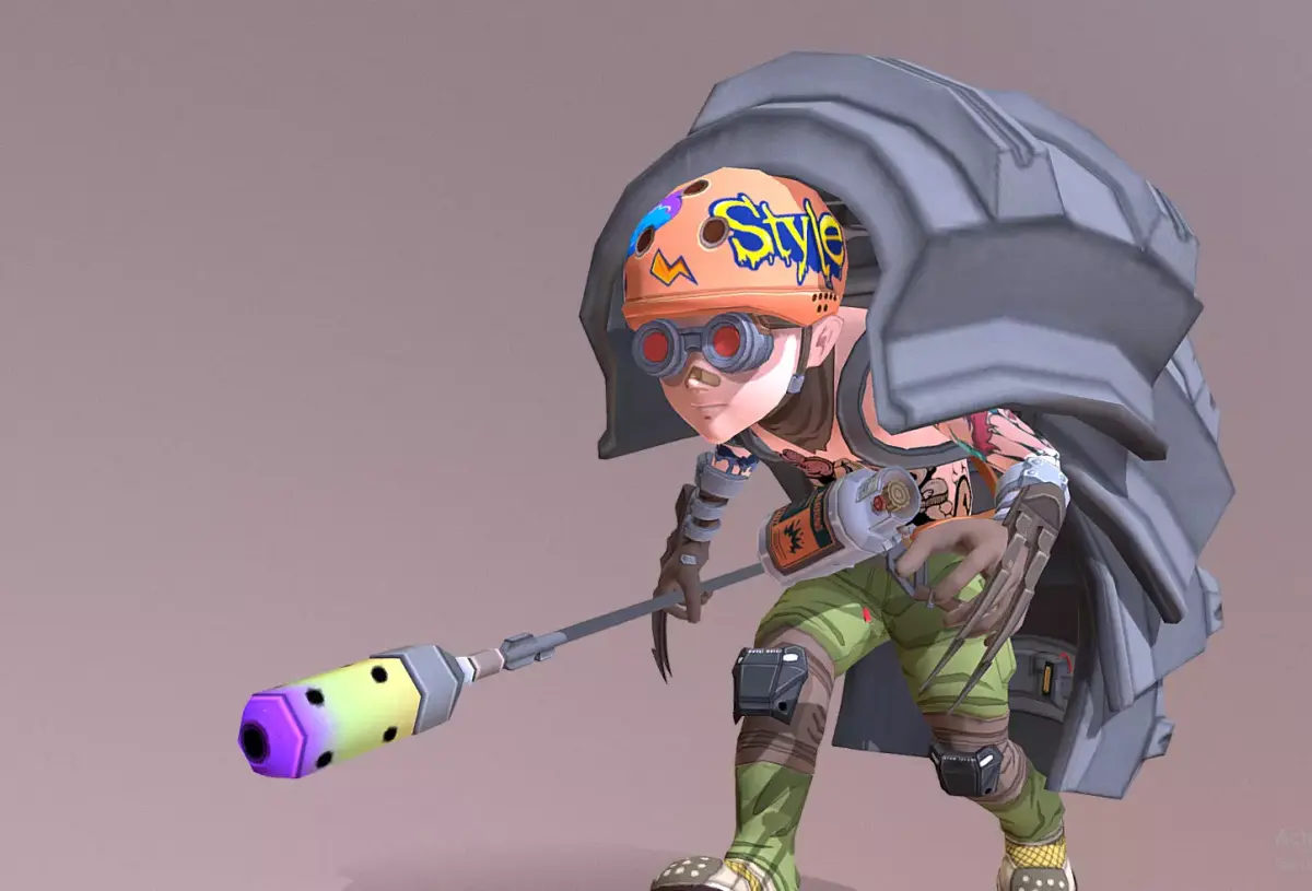 CYBORG BOY URBAN WARRIOR Walk And Run 3D model