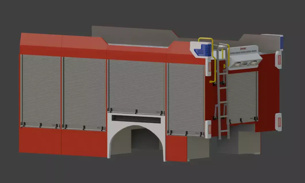 Lentner Auxilium TLF 4000 3D model