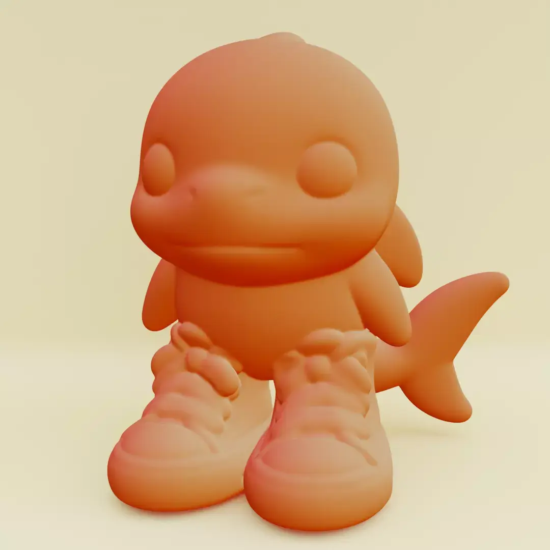 Baby Tralalero Tralala Boy Italian brainrot Printable 3D print model