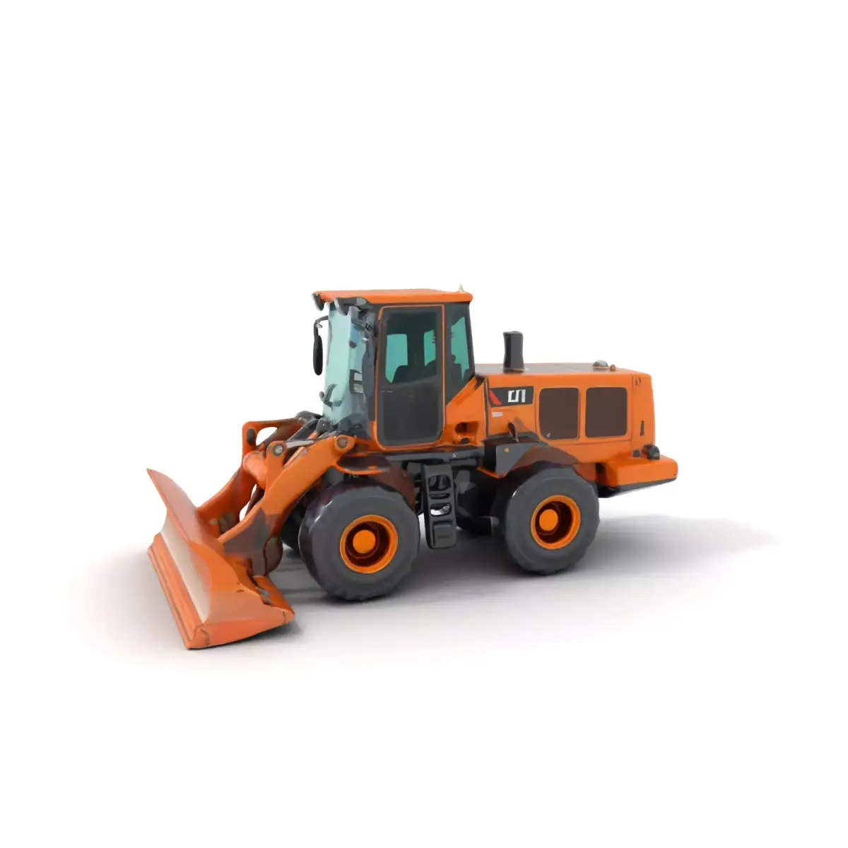 Caterpillar Bulldozer model pack Low-poly 3D model
