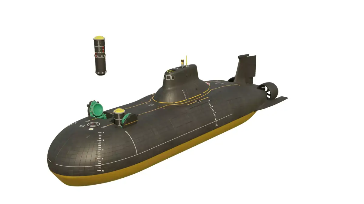 Party Animals Submarine 3D Model 3D model