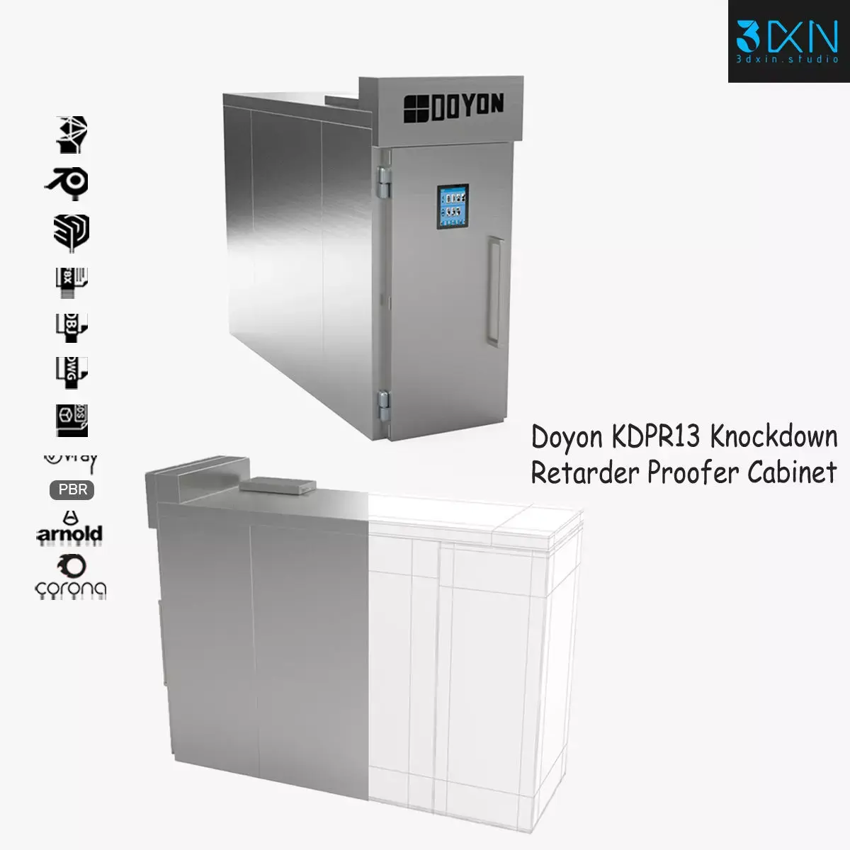 Doyon KDPR13 Knockdown Retarder Proofer Cabinet 3D model