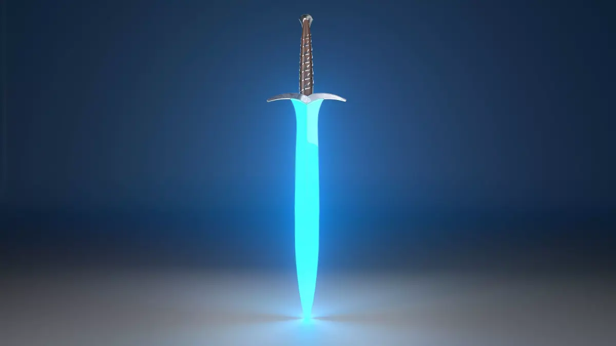 Biblo sword 3D model