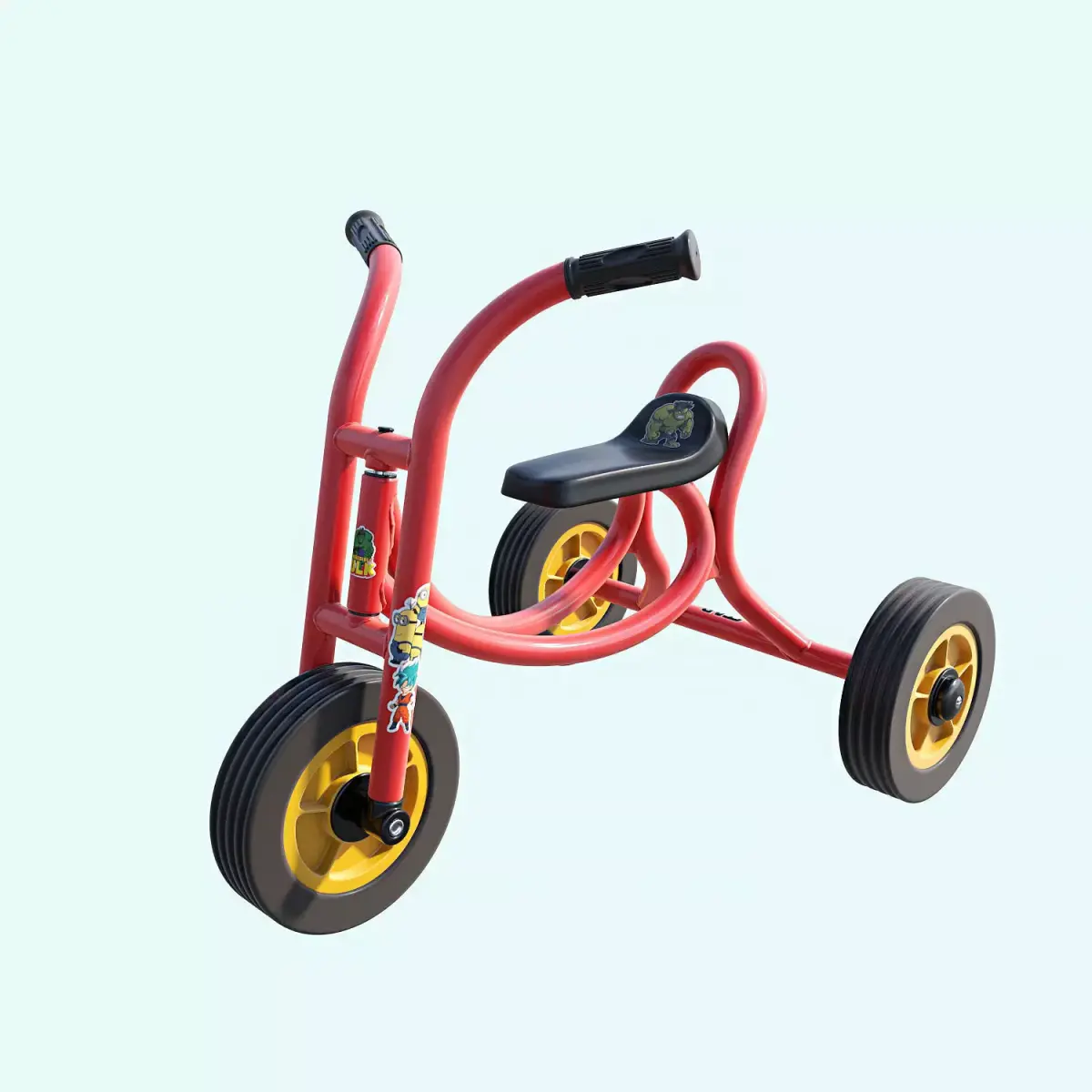 Weplay Push Trike Kid Bicycle Children bike 3D model