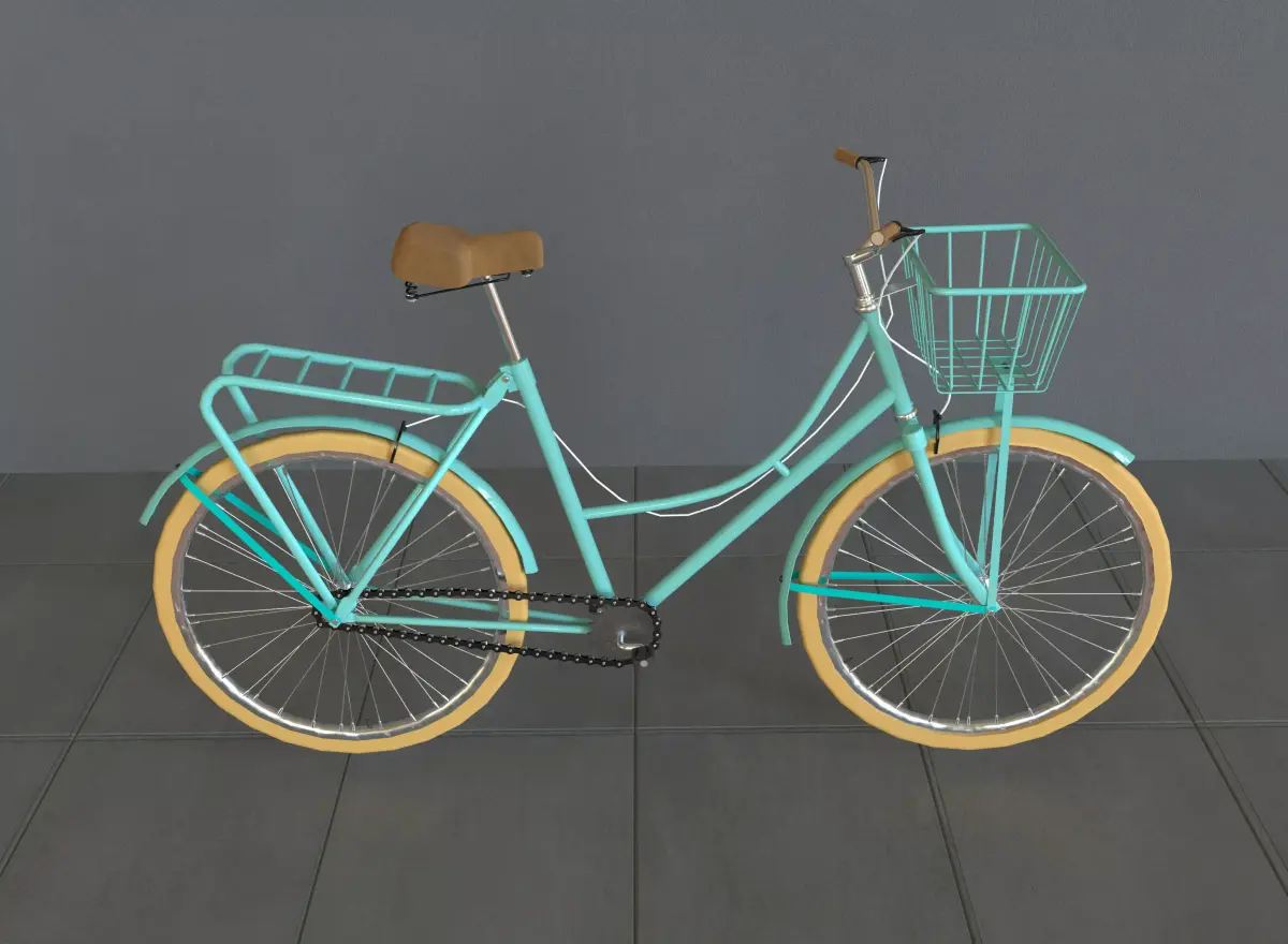 Classic Bike 3D model