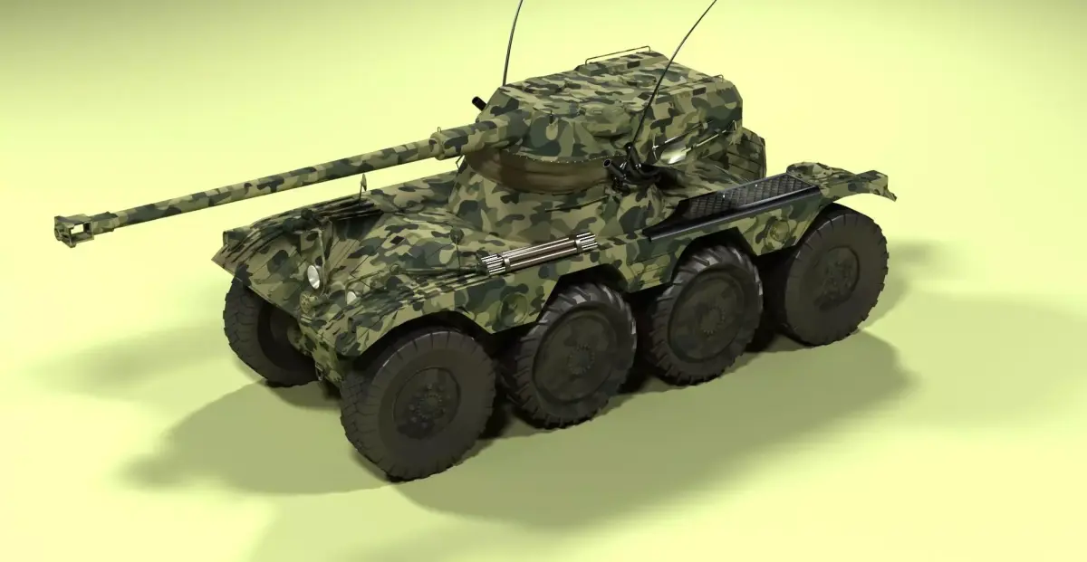 Panhard EBR 90 3D model