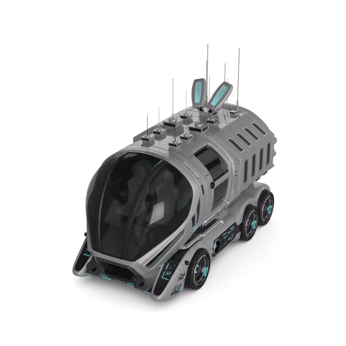 Broadcast Vehicle 3D model