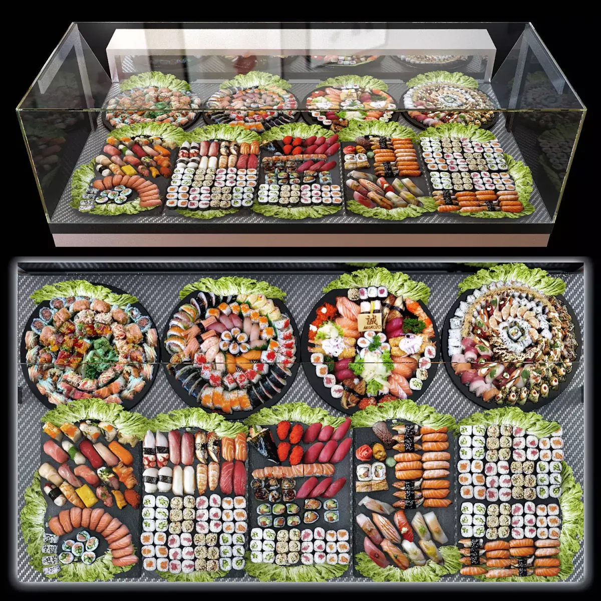 Sushi bar 3D model