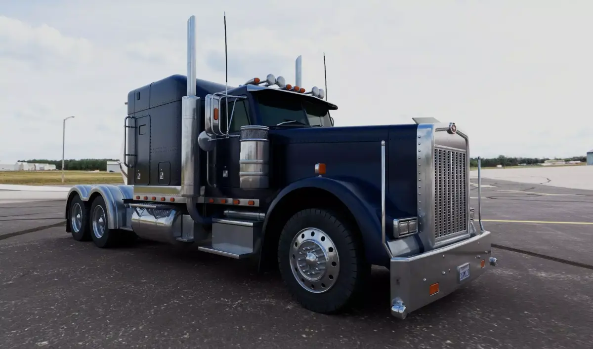 Peterbilt Semi Truck Classic 379 3D model