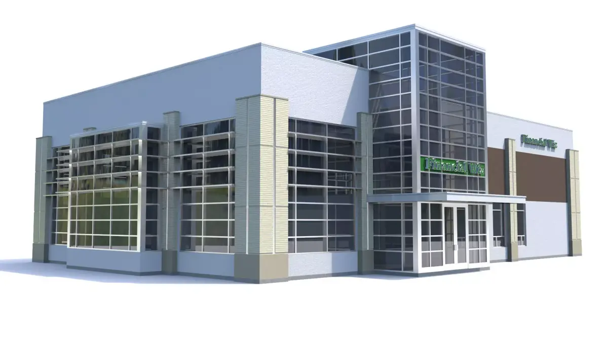 Retail-001 building 3D model