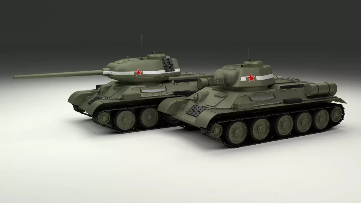 T-34 76 85 Pack 3D model