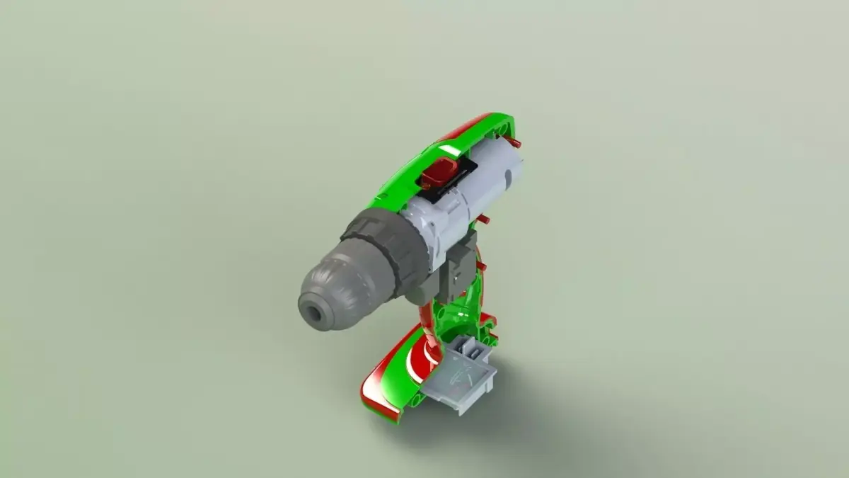 cordless hand drill 3D model